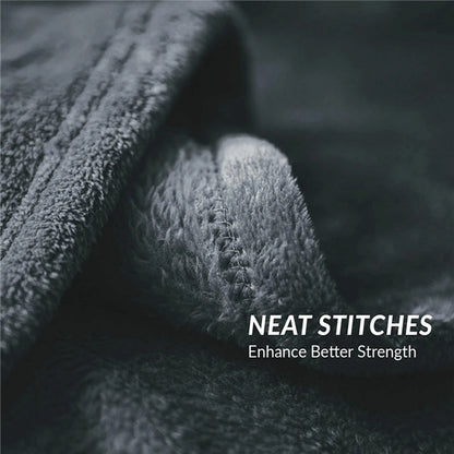Spring Winter Winter Flannel Blanket Fluffy Warm Soft Sofa Cover Bedspread Solid Blue Black Coral Fleece Plush Blankets For Beds