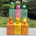 original Pokemon Figures Pikachu Charmander Psyduck Jigglypuff Bulbasaur Squirtle PVC Toys Model