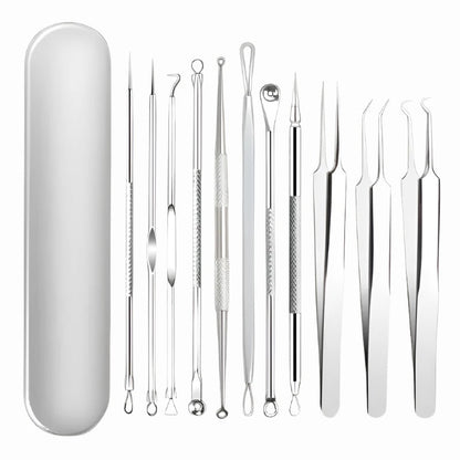 Clear Glow 11-piece acne & ingrown hair removal kit