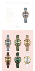 NEW CURREN Watches Women's Quartz Leather Wrsitwatches Fashionable Classic Clock with box