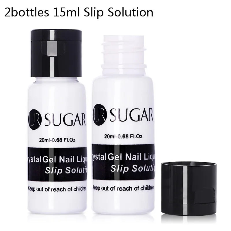 UR SUGAR 15ml Extension Gel Nail Polish Bright Nude White Clear Semi Permanent UV Hard Gel Nails Finger Prolong Gel Varnish Set