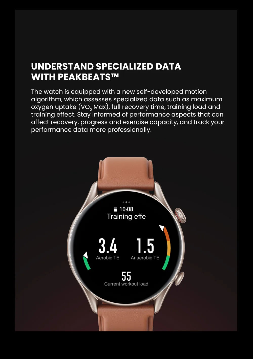 [Only For Euro] Amazfit GTR 3 Pro GTR3 Pro GTR-3 Pro 46mm Smartwatch Stress Level Monitoring 150+ Sport Modes Smart Watch