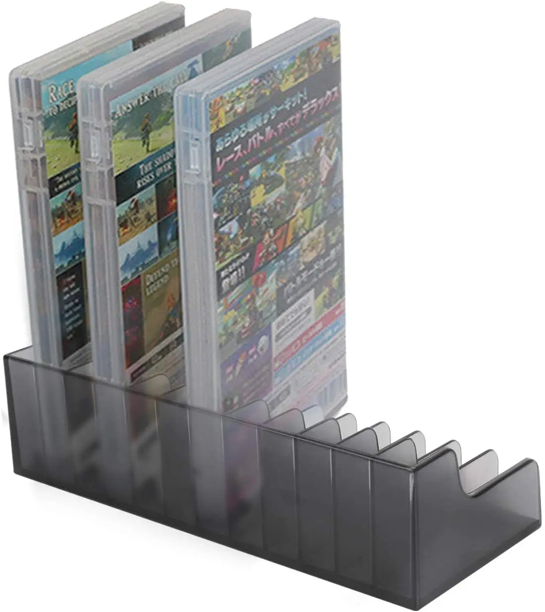 Switch Accessories 1 Set/ 2pcs CD Disks Game Cases 24 Cartridge Box Storage Stand Holder With Non-slip Pads For Nintendo Switch