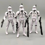 Lot of 3 Star Wars Elite Force 501st 442nd Shadow Utapau Gree Shock Battalion Trooper 3.75" Loose Action Figure Collection