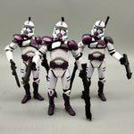Lot of 3 Star Wars Elite Force 501st 442nd Shadow Utapau Gree Shock Battalion Trooper 3.75" Loose Action Figure Collection