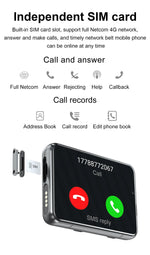 2025New 4G Sports SmartWatch S999 2.88 Inch Quad Core Android 9.0 OS Smartwatch 2300 MAh 13MP Camera 4GB/64GB Heart Rate Monitor