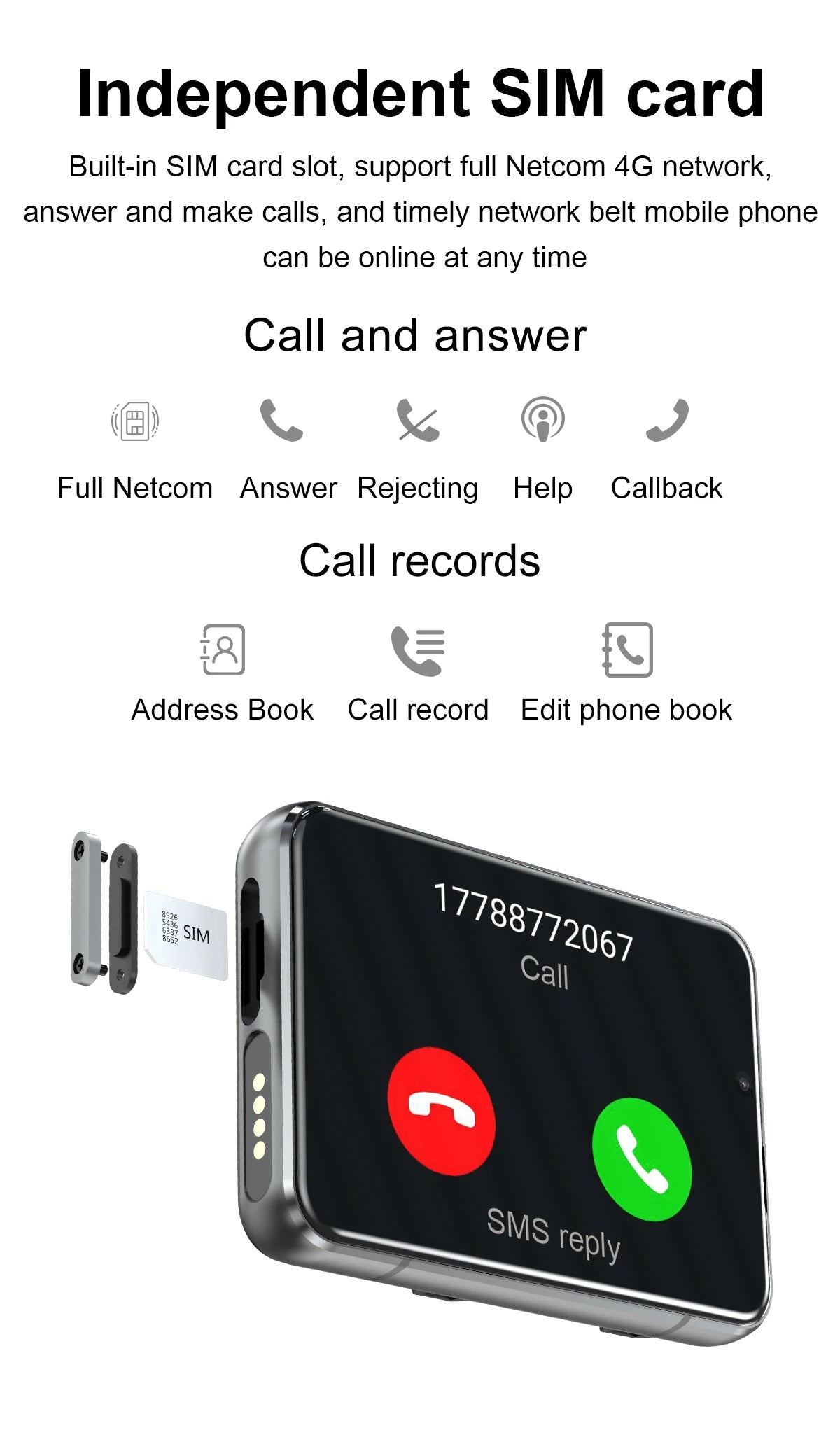 2025New 4G Sports SmartWatch S999 2.88 Inch Quad Core Android 9.0 OS Smartwatch 2300 MAh 13MP Camera 4GB/64GB Heart Rate Monitor