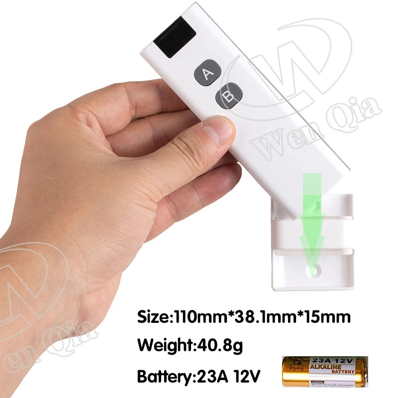 Wireless Smart Switch Light 433Mhz RF 86 Wall Panel Switch with Remote Control Mini Relay Receiver 220V Home Led Light Lamp Fan