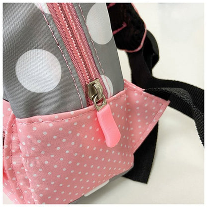 Disney New Backpack 2025 Minnie Schoolbag For Kids Cartoon Kindergarten Schoolbag Kawaii Pink Backpack As a Gift For Children