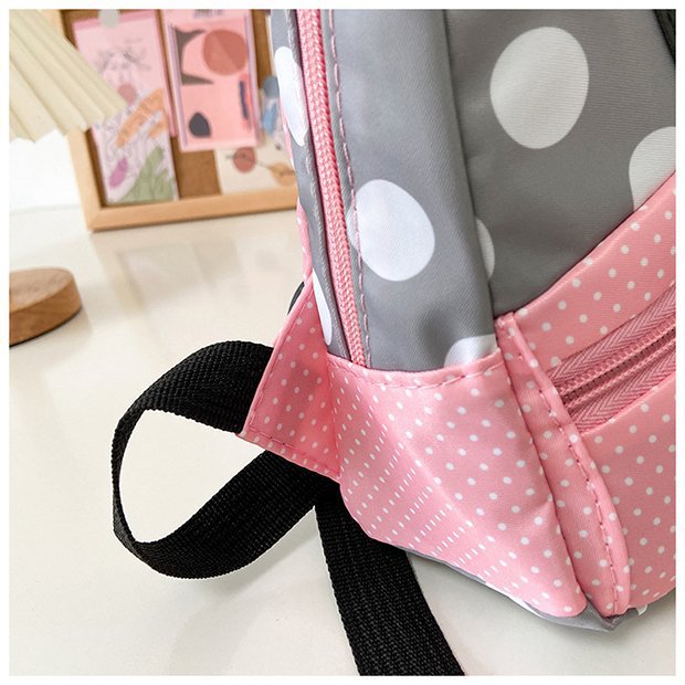 Disney New Backpack 2025 Minnie Schoolbag For Kids Cartoon Kindergarten Schoolbag Kawaii Pink Backpack As a Gift For Children