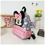 Disney New Backpack 2025 Minnie Schoolbag For Kids Cartoon Kindergarten Schoolbag Kawaii Pink Backpack As a Gift For Children