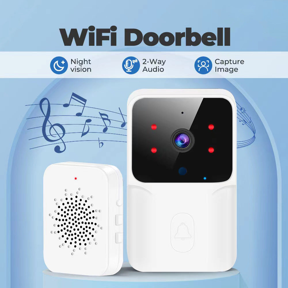 WiFi Video Doorbell Wireless HD Camera IR Alarm Security Smart Home Door Bell WiFi Intercom for Home
