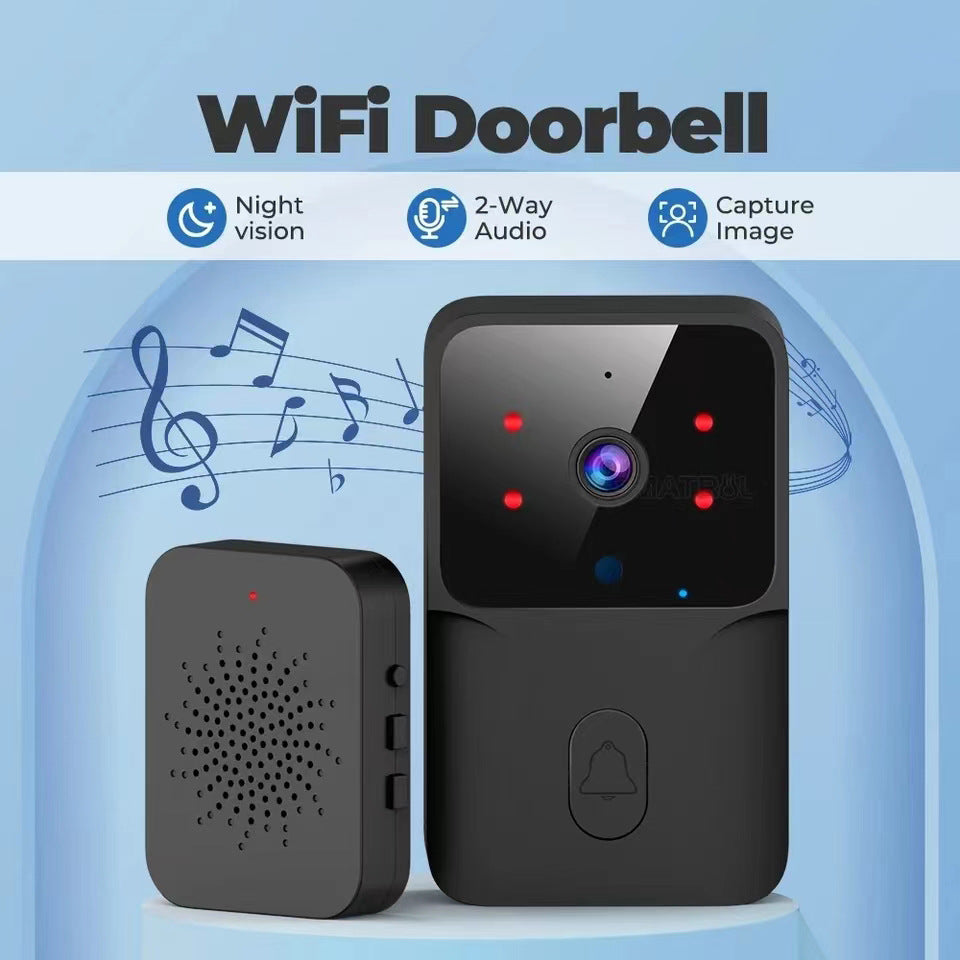 WiFi Video Doorbell Wireless HD Camera IR Alarm Security Smart Home Door Bell WiFi Intercom for Home