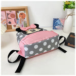 Disney New Backpack 2025 Minnie Schoolbag For Kids Cartoon Kindergarten Schoolbag Kawaii Pink Backpack As a Gift For Children
