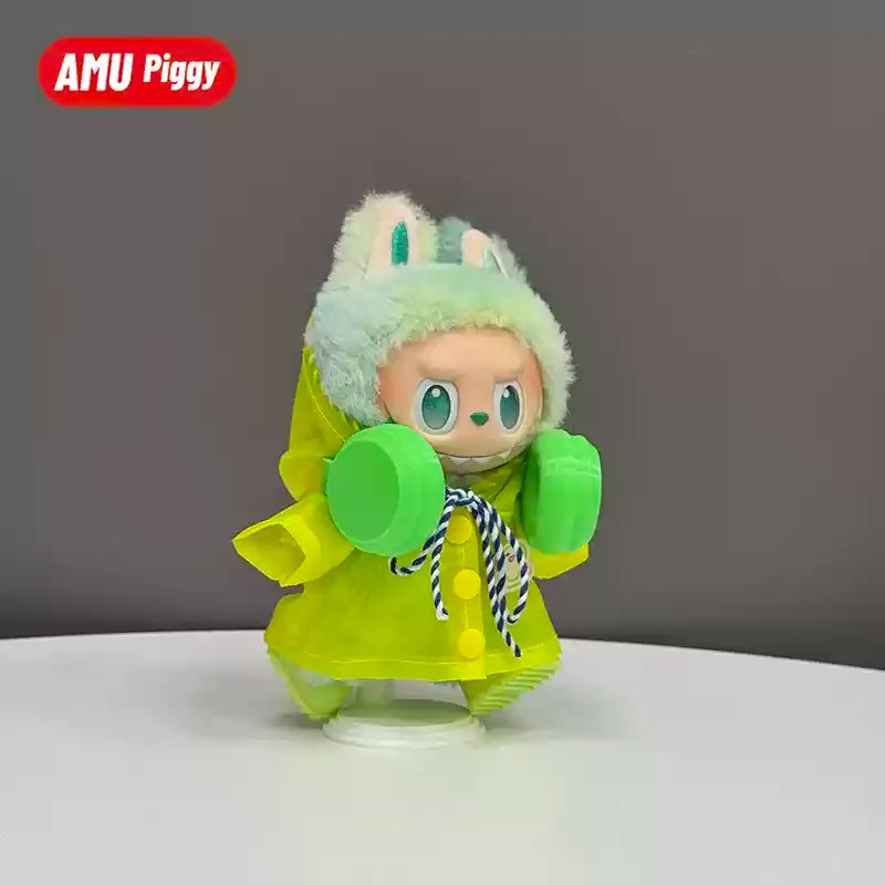 Doll Clothes: Baby Clothes Third Generation, Front High Energy Set, Sitting Party, Macaron,Only clothes