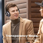 Oneodio A10 Bluetooth 5.4 Headphones Hybrid Active Noise Cancelling With Hi-Res Audio Over Ear Wireless Headset ANC With 5-Mic