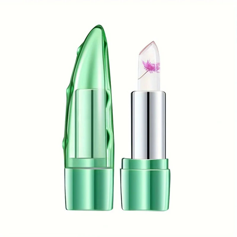 Aloe Vera Warm Change Lipstick for long-lasting lip protection, moisturizing and color changing, magical color change
