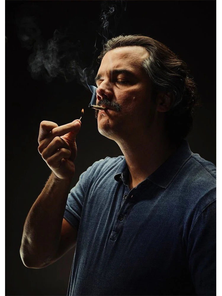 Lord Pablo Escobar Narcos Mugshot Poster Canvas Painting Colombian Drug Gangster Wall Art For Living Room Home Decoration