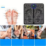 Electric foot massage pad