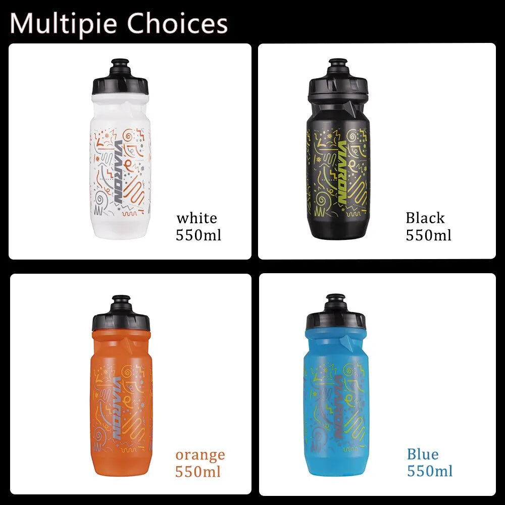 VIARON 550ML Bicycle Water Bottle Road Grade Sports Fitness Running Riding Kettle Leak Proof Drinking Bike Bottle Cage