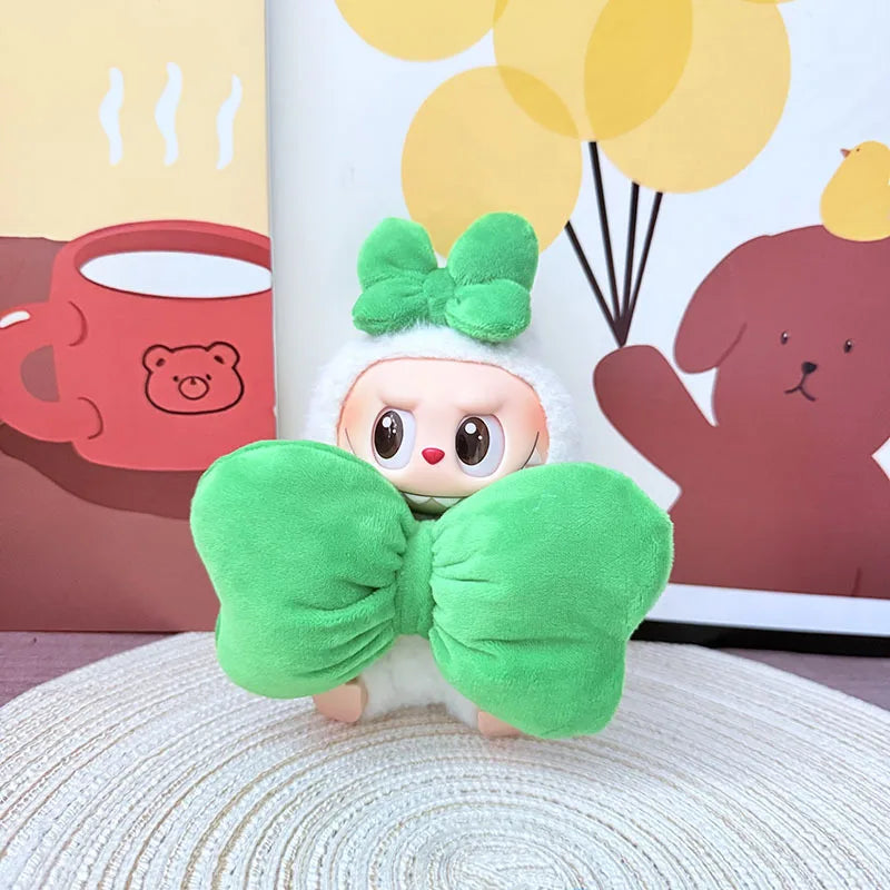 Labubu Doll Rain Boots Labubu I II III Idol Dolls Colorful Shoes and Headphones Multicolor Big Bow LabubusAccessories DIY Gifts