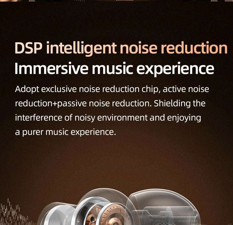 BT8 Wireless Bluetooth Earphones Headphones Outdoor Sports Headset 5.3 With Charging Bin Display Touch Control Earbuds for Muisc