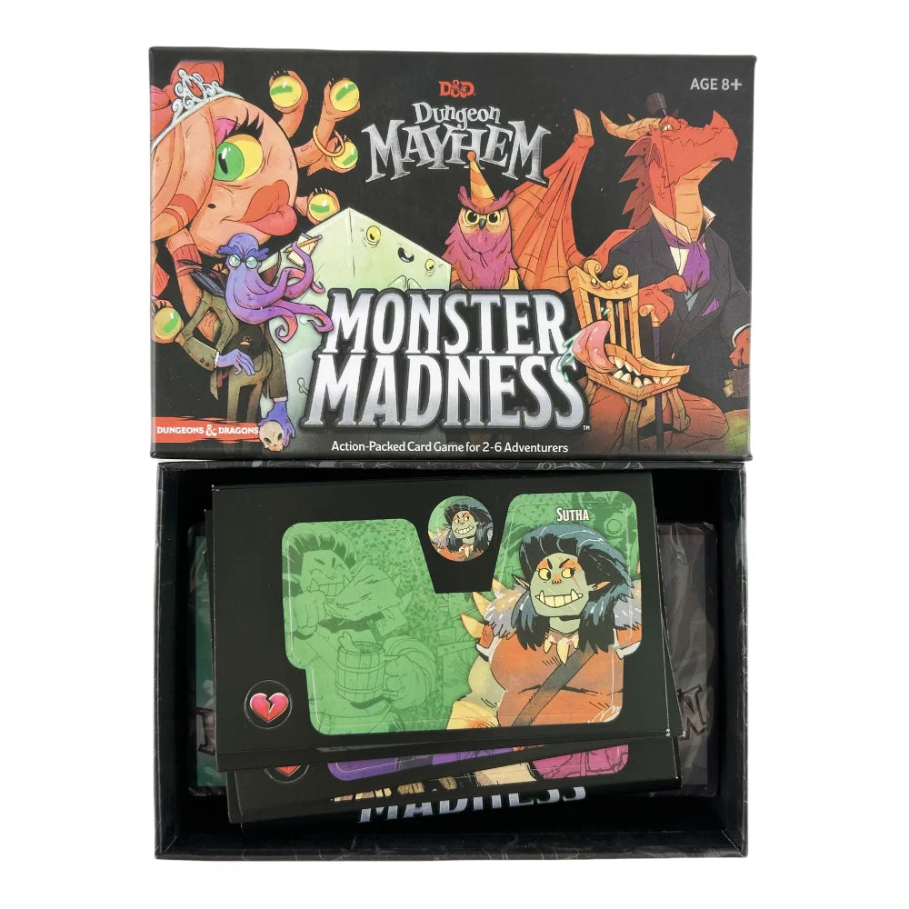 Coffret 3 Jeux de Cartes – Dungeon Mayhem & Autres | Jeux de Société Amusants pour Famille & Soirées