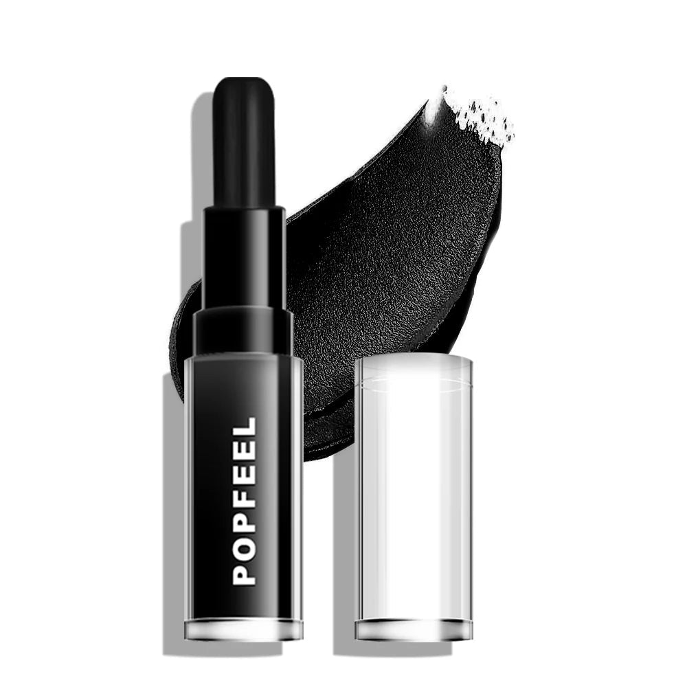 POPFEEL Hallowmas Lip Makeup Kit Black Lip Stick Black Lip Gloss Matte Lip Stick Long Lasting