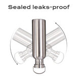 500/750/1000ml Stainless Steel Water Bottle Single Wall Large Capacity Big Mouth Vacuum Flasks with Lid Cycling Drinkware Sports