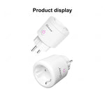 GIRIER Smart Plug ZigBee 20A Smart Home Outlet Socket EU 4200W with Power Monitor Function Supports Alexa Google Home Assistant