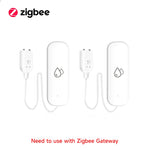 Tuya WiFi/ZigBee Water Sensor Leakage Alarm Flood Leak Detector Smart Home APP Remote Control Smart Home Security Protection