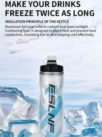 610ML Cycling Keep Cold Water Bottle MTB Road bike Portable Cup Lightweight Outdoor Cycling Water bottle Bike Accessory