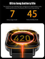 LIGE 2025 For Android IOS GPS Smart Watch Women 2.01" HD Screen Heart Rate Bluetooth Call Compass IP68 Waterproof Men Smartwatch