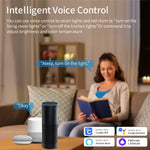 Smart WiFi LED Ceiling Light 24W Cozylife APP Control Voice Control Round Panel Ambient Lamp AC85-265V Works Alexa Geogle Home