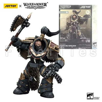 1/18 JOYTOY Actionfigur – Warhammer 40K Horus Heresy Space Wolves Logan Ghostwolf Mecha Modell