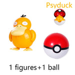 Pokemon Ball Toys Anime Figure Charizard Pikachu Mewtwo Eevee Monster Action Deformation Pokeball Toys Figures Model Kids Gifts