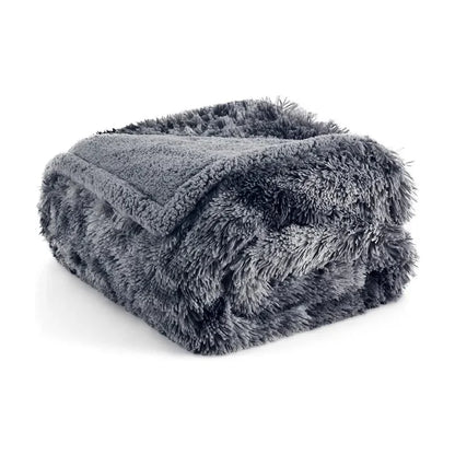 2025 New Waterproof Blanket for Couple, Large Size for Beds Bedroom Throw Luxury Shaggy Warm Blankets Lovers Microfibre-blanket