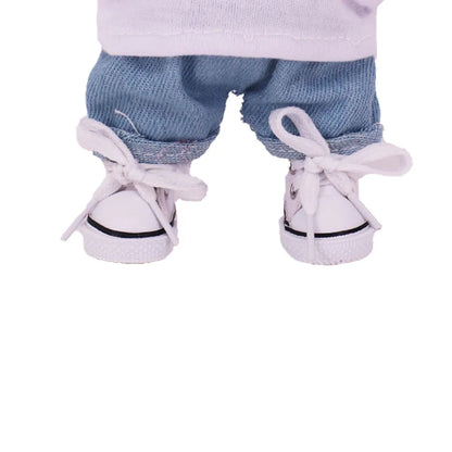 Doll Clothes Set For labubu 17cm Plush Doll Accessories Girl's Toys Birthday And Christmas Gifts