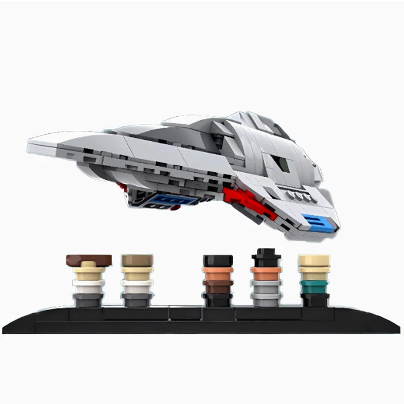 Bricklink Star Movie Starship Enterprise NCC-1701 Discovery Voyager NX-01 Delta MOC Spaceship Sets Building Blocks Kid Toys Gift