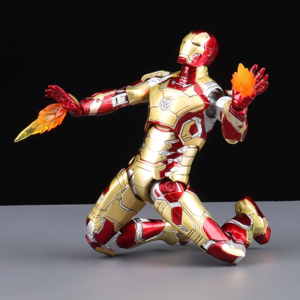 Marvel Avengers ZD Toys Iron Man MK3 MK1 MK6 MK7 MK5 Tony Stark Iron Patriot War Machine Action Figure Ironman Collect Toy Gift