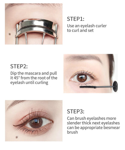 O‘cheal Mascara Black Lash Eyelash Brush 3D Silk Thick Curling Lengthening Eyes Lashes Beauty Makeup Cosmetics Extension Mascara