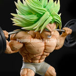 6.3in/16cm Anime Dragon Ball Z Broly Figure Pvc Action Figures Fitness Broly Figurine Gk Statue Collection Model Toys
