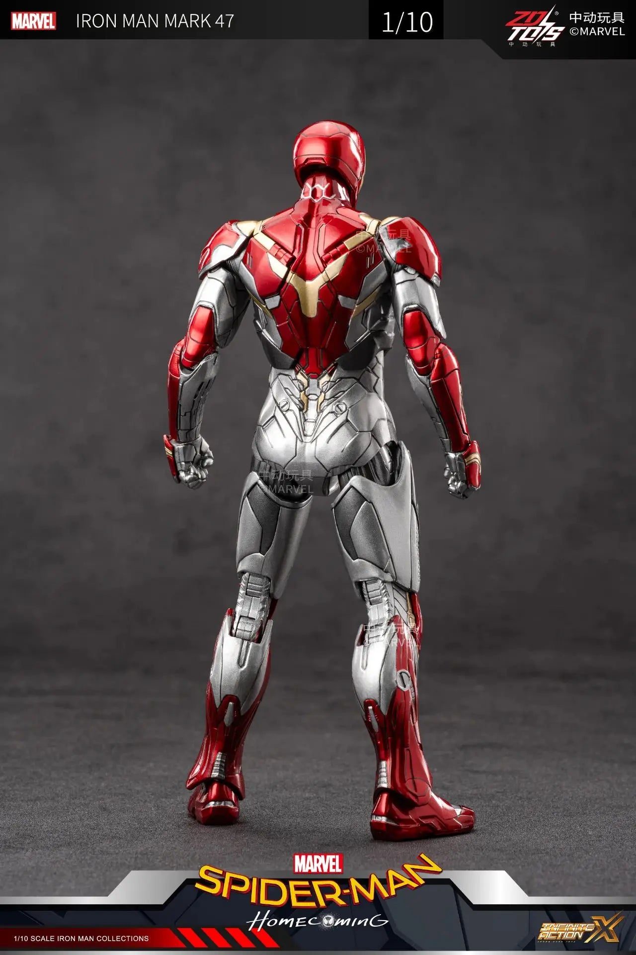 ZD Toys Iron Man MK15 MK16 War Machine MK2 Action Figure Iron Man Mk47 MK35 Red Snapper 1/10 Scale Iron Man Collections Gift
