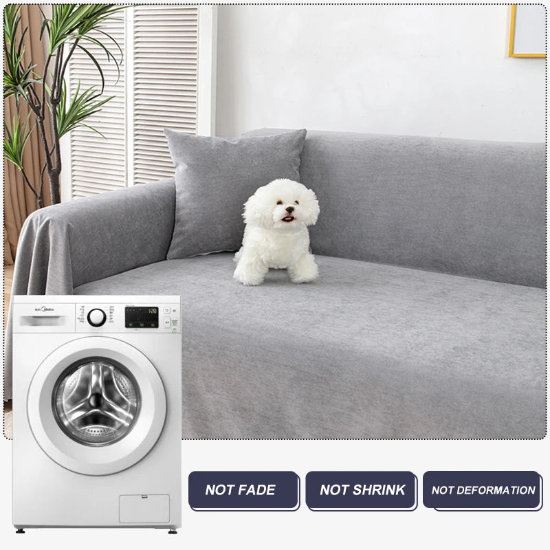 Waterproof Sofa Blanket Multipurpose Solid Color Blankets Dust-proof Fabric All-weather Anti-scratch Pet Home Living Room Decor