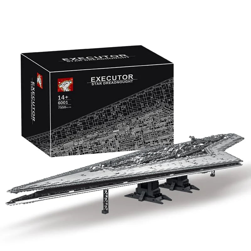 13134 The MOC-15881 Executor Class Star Star Plan Space Wars Dreadnought Building Blocks Bricks Toys Kids Christmas Adults Gifts