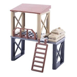 MOC WW2 Military Oil Drum Fuel Tank Printed Building Blocks Weapons Soldiers Accessories War Scene Accessories Bricks Toys Boys