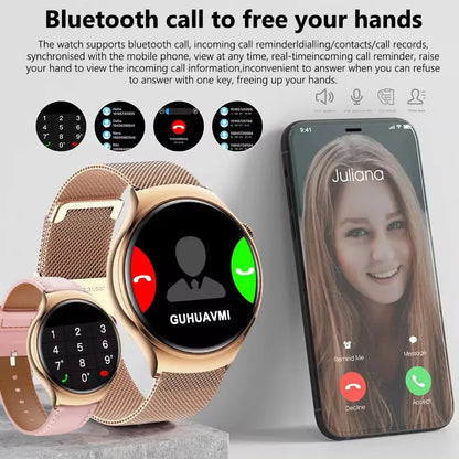 2025For HUAWEI Smart Watch Women GPS Trajectory Heart Rate Blood Pressure NFC Bluetooth Call 1.27inch AMLOED Smartwatches Ladies