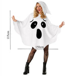 Halloween Costume Party Character Witch Casual Personality Breathable Comfortable Holiday Atmosphere White Bat Set