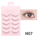 New Manga Lashes Soft Natural Eyelashes Thick False Eyelashes Manga Eyelashes Daily Dating Makeup Eyelashes Lashes Wispy