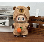 17cm Labubu Doll Clothes Capybara Cos Suit V1 V2 V3 Outfit Stylish Clothing Set for Plush Toy Dolls Accessories